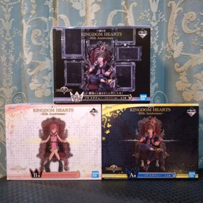 RARE Kingdom Hearts 20th Anniversary Sora(A&LAST) Kairi(B) Statue