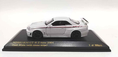 CAR-NEL_64 NISMO R34 GT-R Z-tune 2004 Pearl White 1 of 999pcs ~ 1