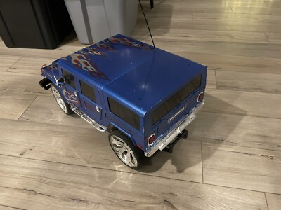 Vintage Nikko Fast Lane 2005 Hummer RC w/ Battery Pack + Remote