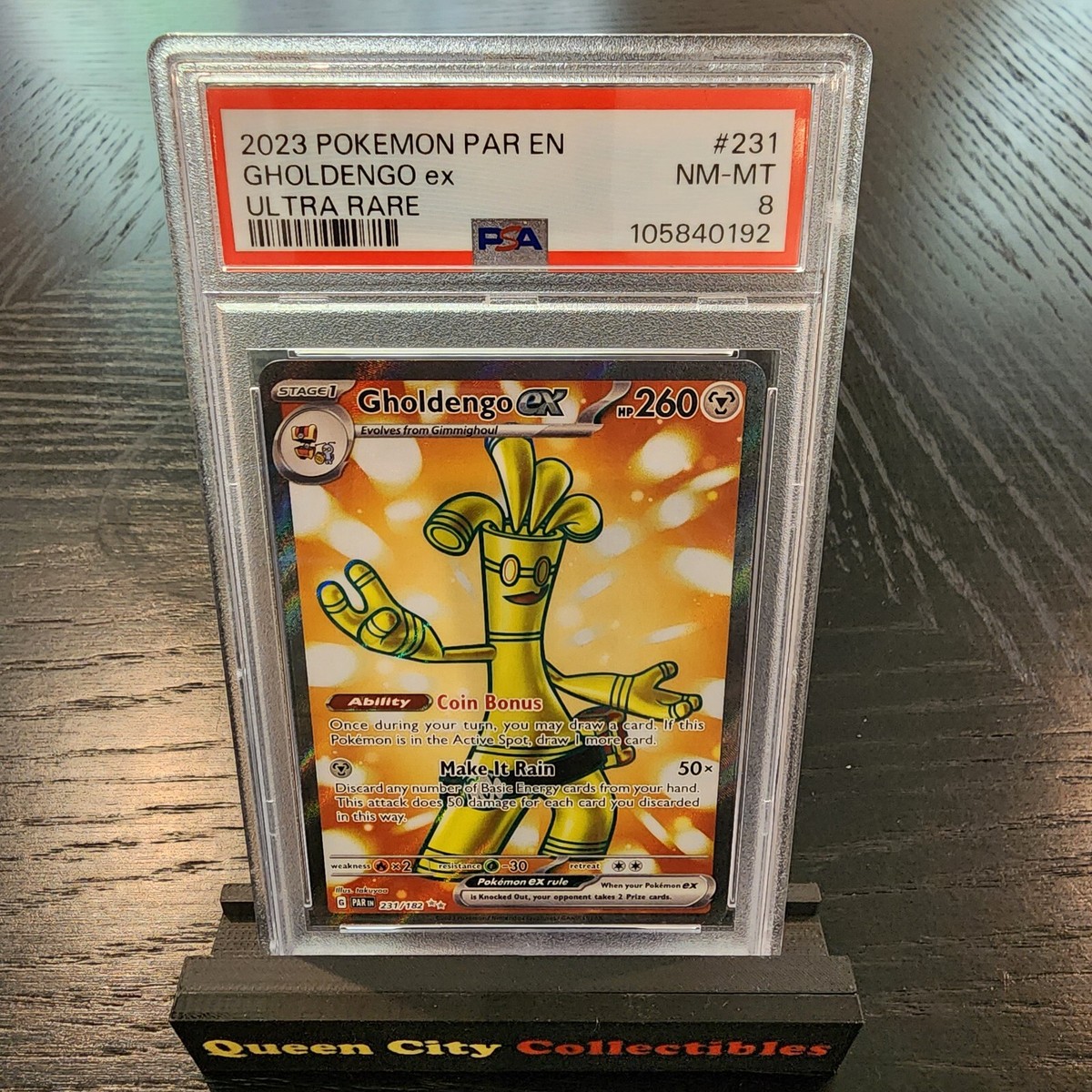 GHOLDENGO ex - PSA 8 - 2023 Paradox Rift - ULTRA RARE - #231 | eBay