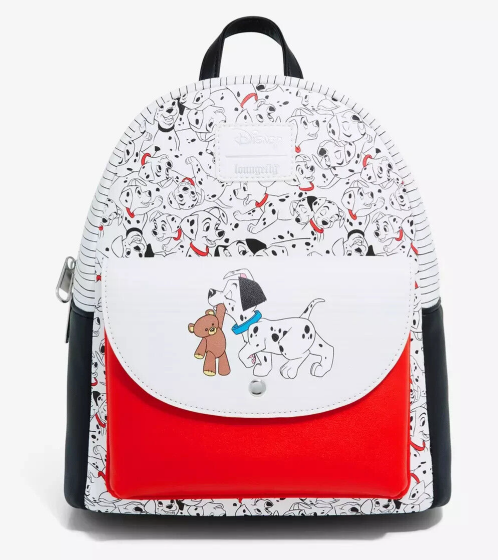 Loungefly Disney 101 Dalmatians Teddy Bear Mini Backpack - NEW