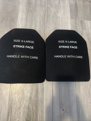 2) Strike Face Plates - XLARGE - Ceramic - Level Three - Pair