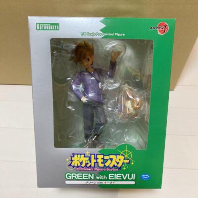 Kotobukiya ARTFX J Pokemon Series Green with Eevee Figure 1/8