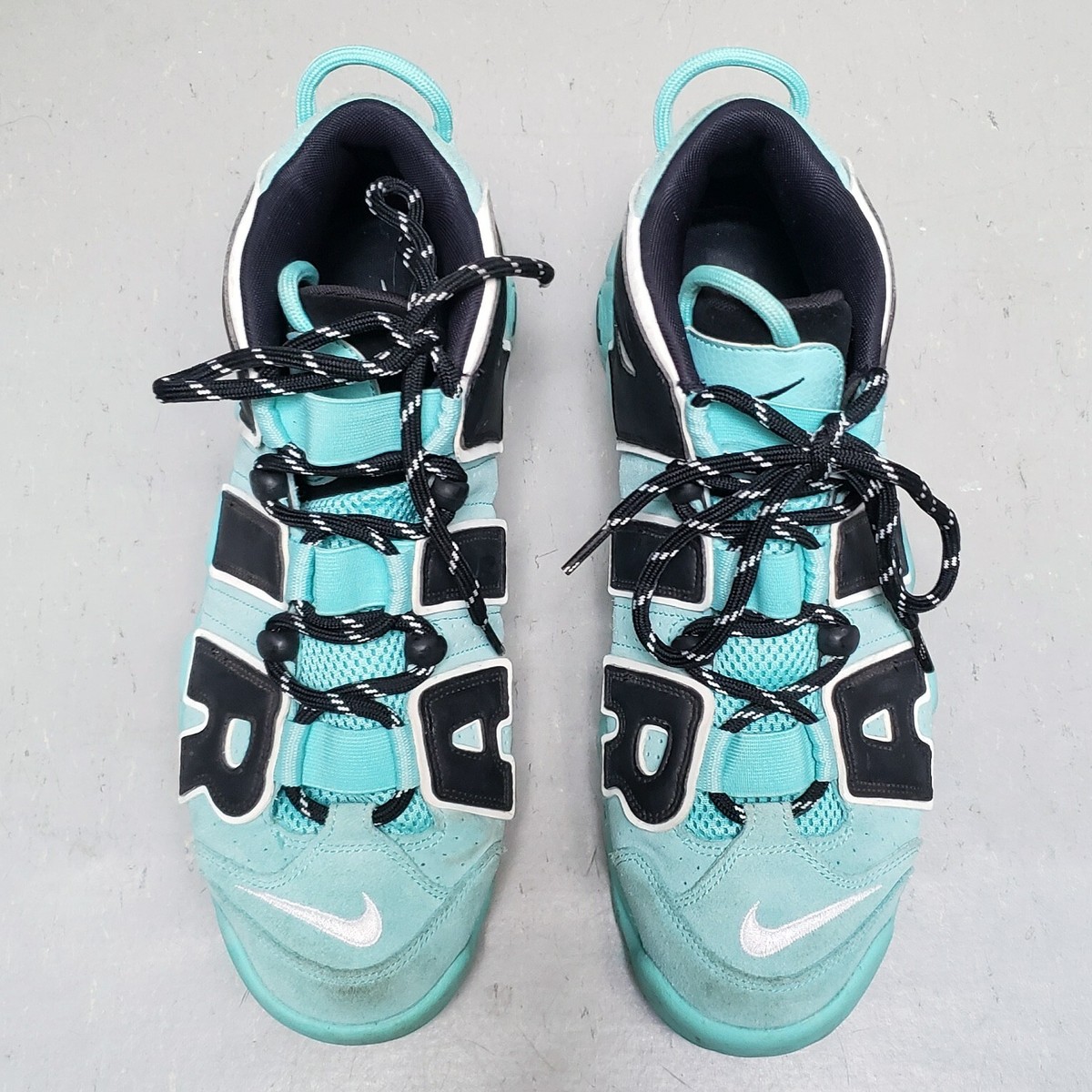 NIKE AIR More Uptempo 96 Sneakers CN8118-400 Sz 11 AQUA BLACK 2019