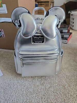 Disney Parks 100 Years Loungefly Minnie Mouse Mini Backpack