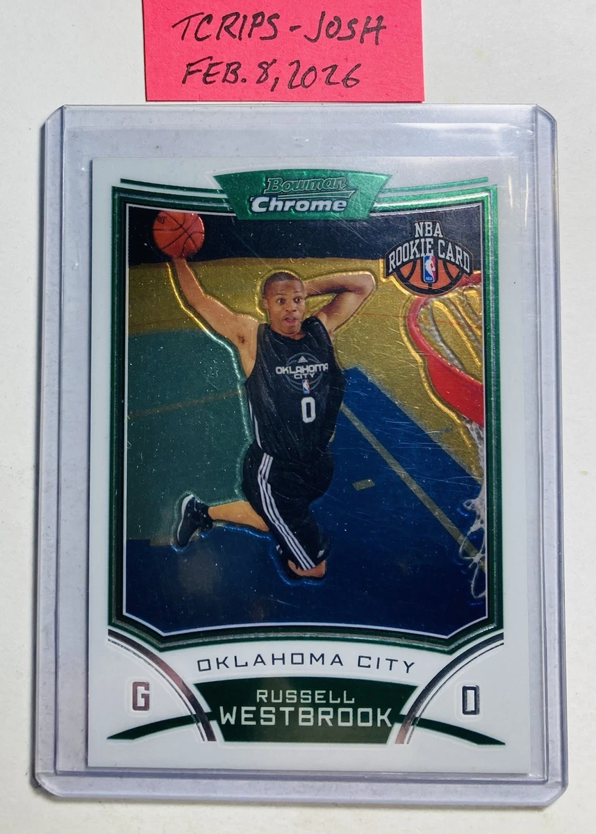Bowman Russell Westbrook Basketball Rookie Sports Trading Cards