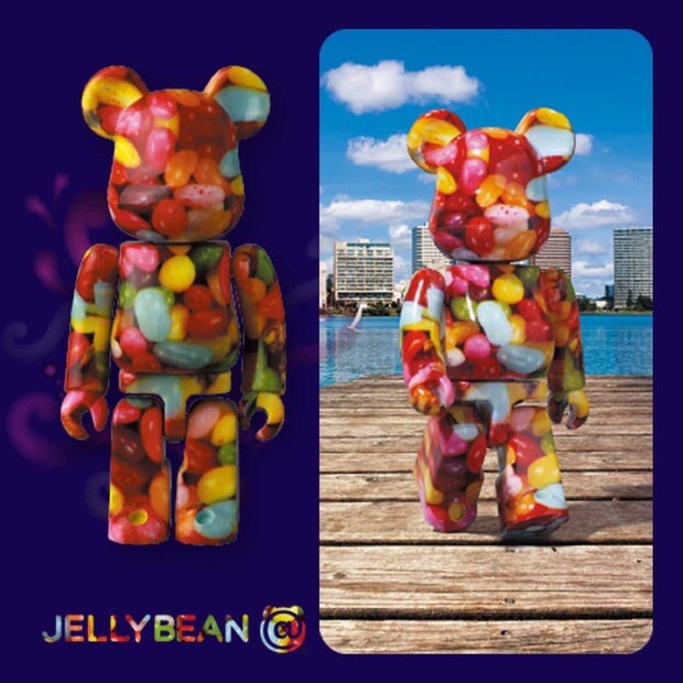 Bearbrick 100% BE@RBRICK Medicom Bear Brick Series 45 Jelly Bean