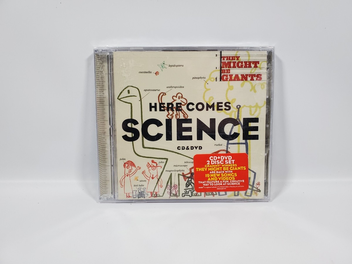 They Might Be Giants Here Comes Science CD & DVD Disney Sound