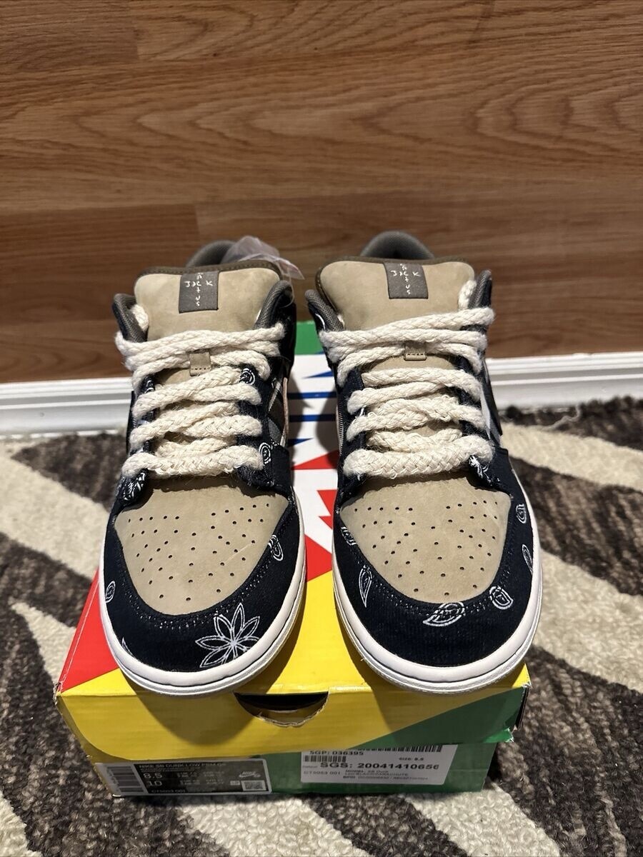 Size 8.5 - Nike Dunk Low Premium QS SB x Travis Scott Cactus Jack
