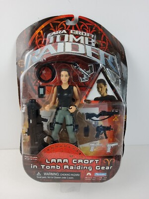 Tomb Raider Lara Croft In Tomb Raider Gear Action Figure 2001