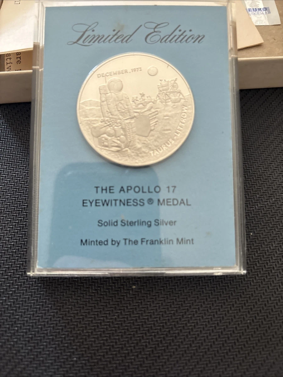 Apollo 17 Medal In Numismatic Medals for sale | eBay