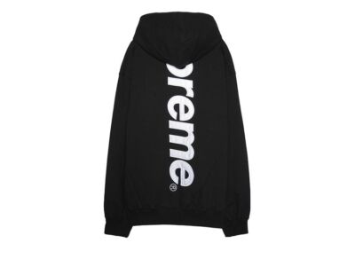 Supreme Satin Applique Hooded Sweatshirt Black | eBay