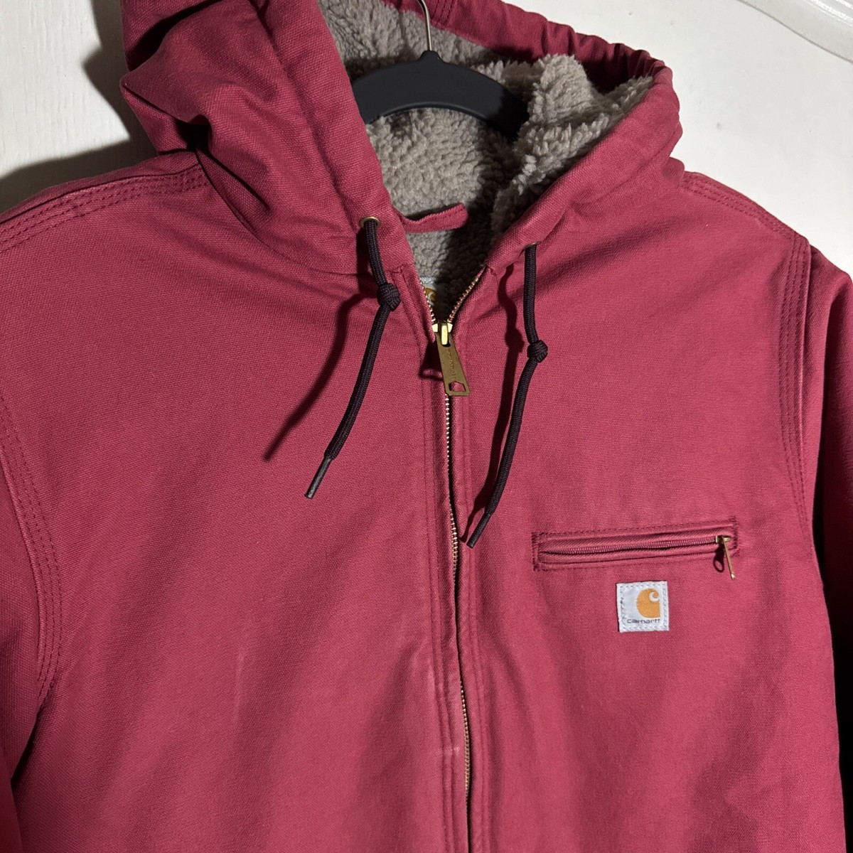 Carhartt Women's Sierra Sherpa Lined WJ141-624 Tulip Pink Jacket