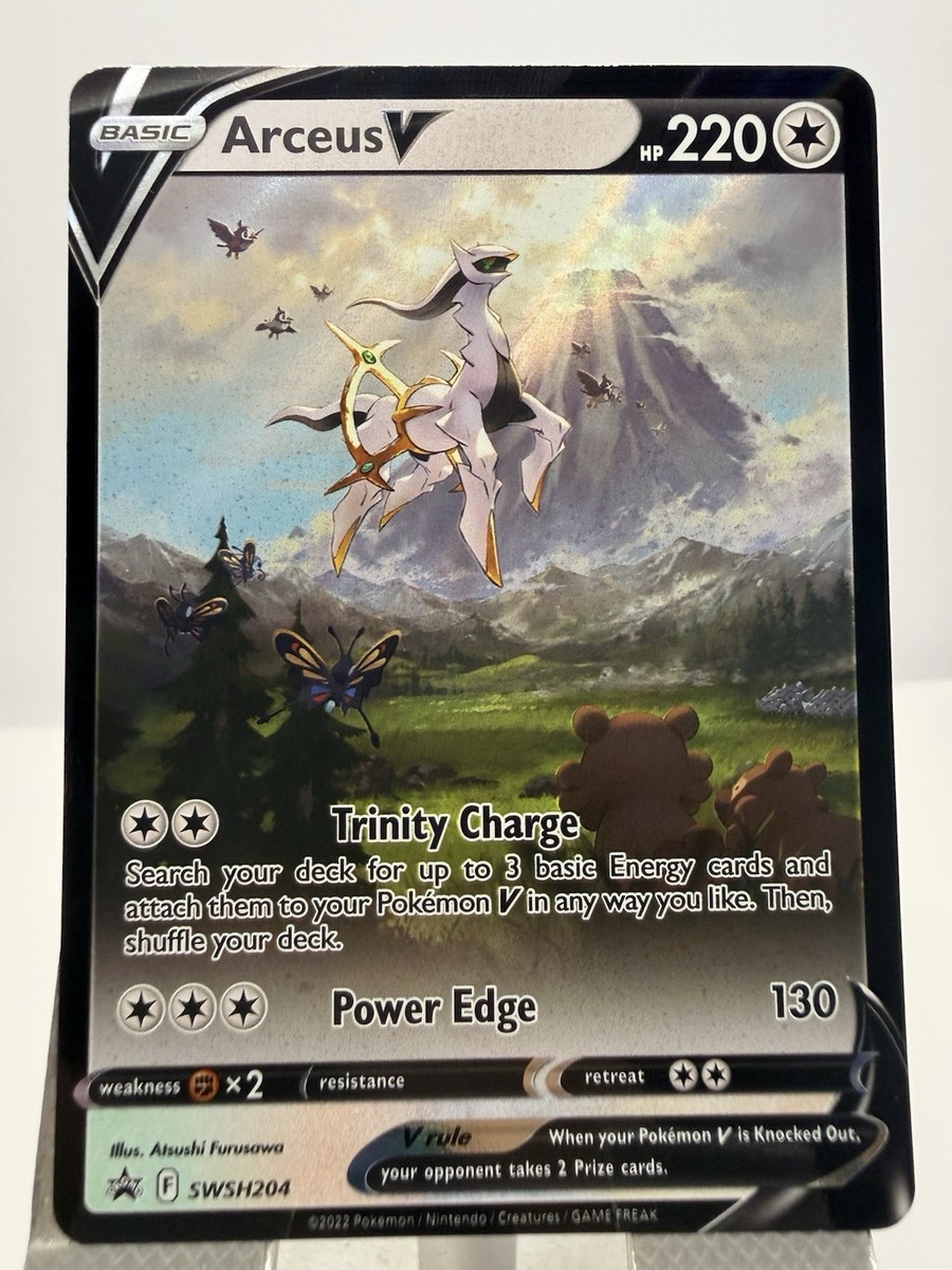 Arceus V - SWSH204 Black Star Promo Pokemon - NM | eBay