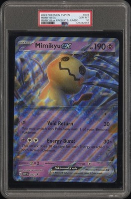 PSA 10 - 2023 POKEMON SVP EN-SV BLACK STAR PROMO 004 MIMIKYU EX