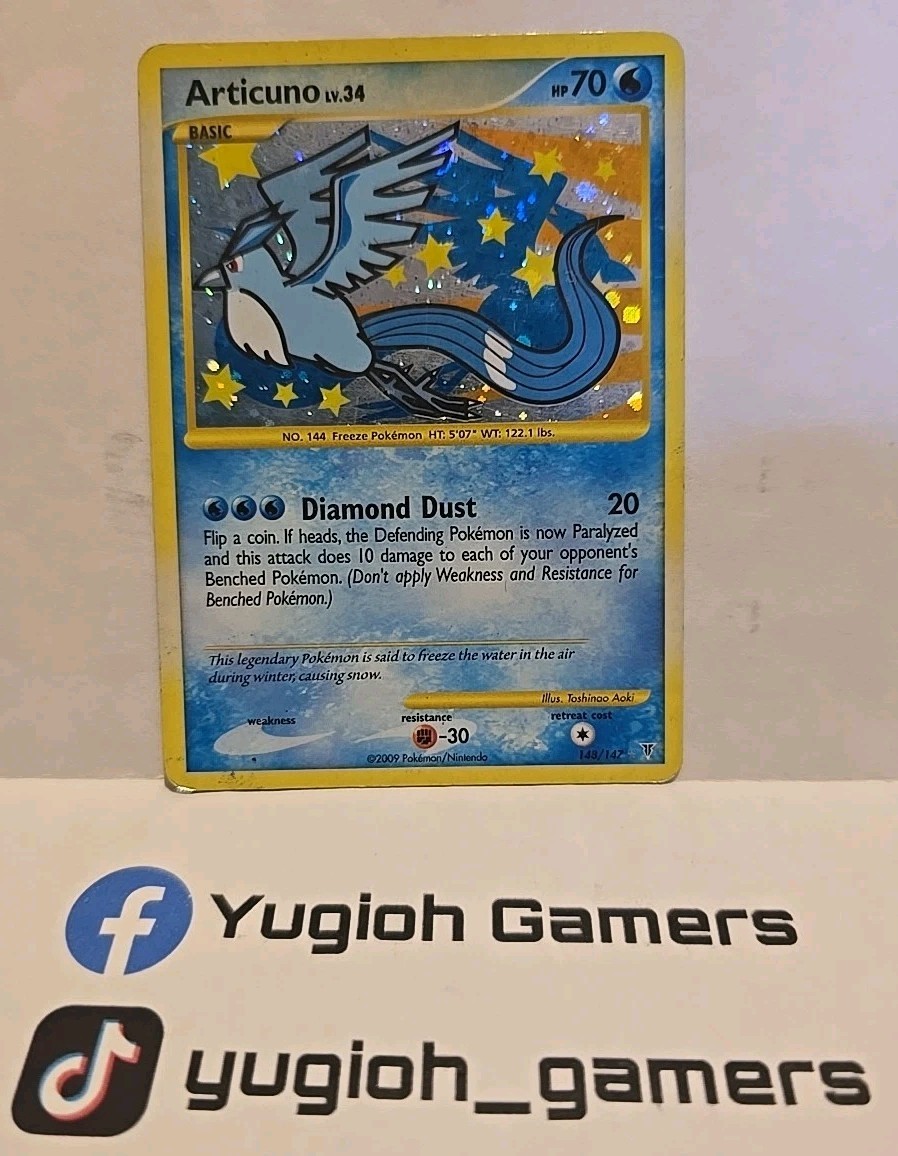 POKEMON ARTICUNO LV. 34 148/147 PLAYED HOLO | eBay
