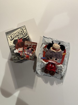 Dimoo World × Disney Vinyl Plush Keychain Mickey TV Show Secret
