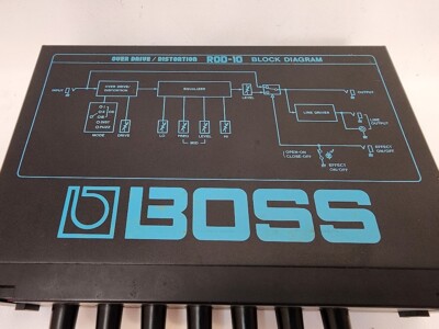 BOSS ROD-10 Over Drive Distortion Micro Rack Guitar Effects | eBay