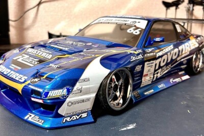 Shibata 1/10 RC Car Painted Body Nissan D-MAX 180SX DRIFT SPEC