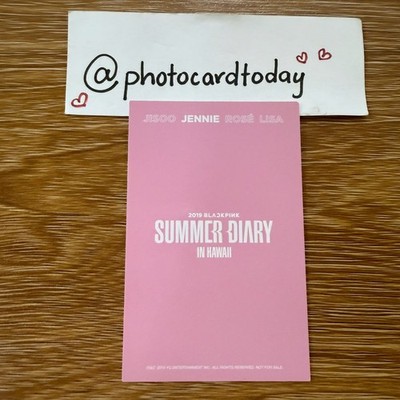 BLACKPINK SUMMER DIARY 2019 IN HAWAII OFFICIAL PHOTOCARD POLA KPOP