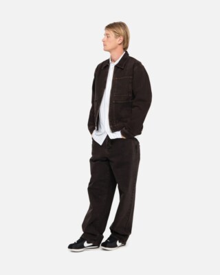 STUSSY ZIP WORK JACKET DENIM Size M Ç | eBay