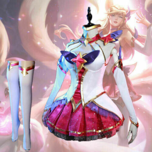 League of Legends LOL Star Guardian Ahri Cosplay Costume custom