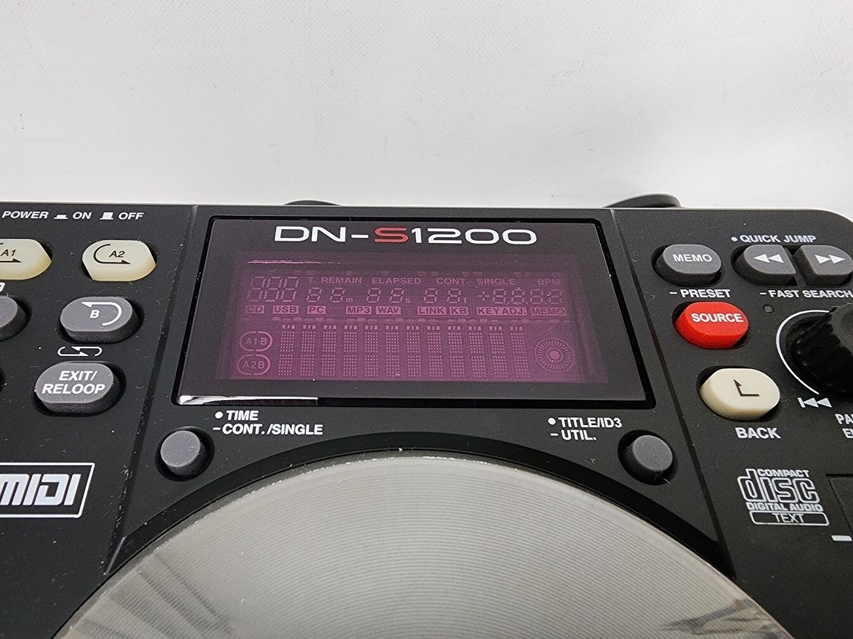 Denon DJ DN-S1200 pair 2set single Portable CD/MP3 USB Player MIDI