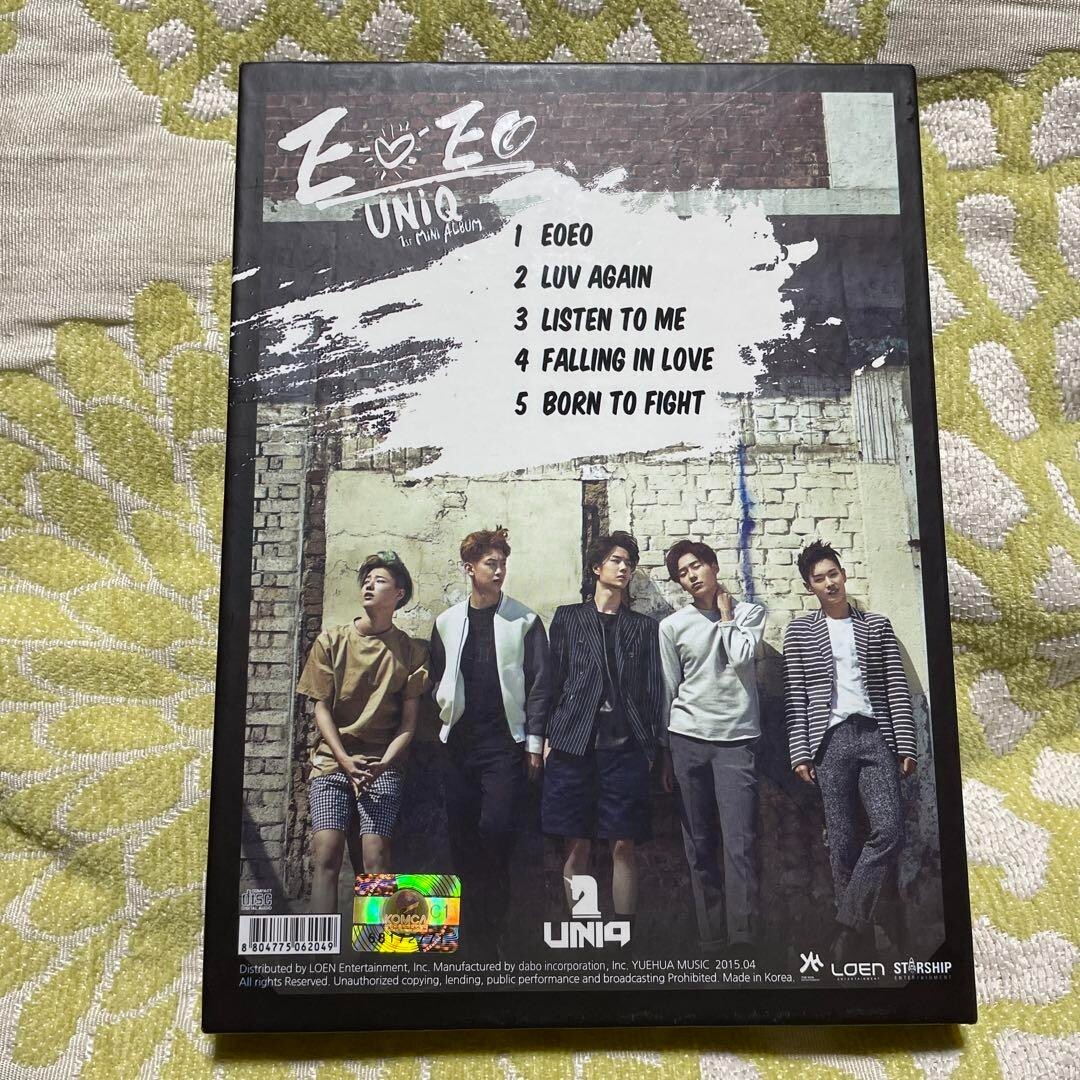 Uniq Eoeo first mini Album Korean ver CD Photobooklet Loen