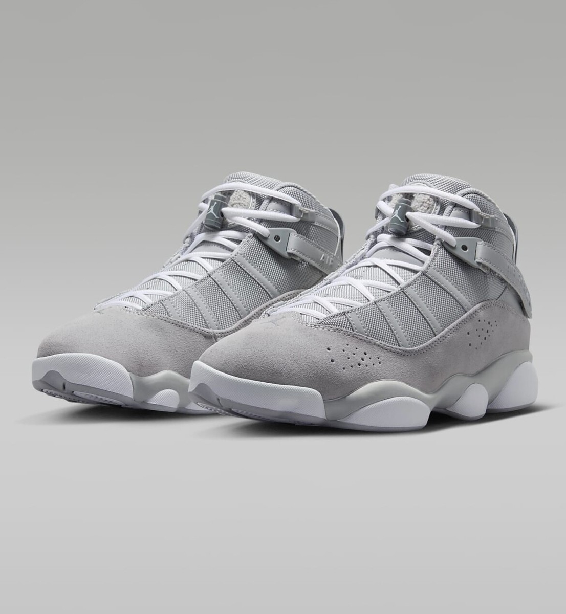 Nike Air Jordan 6 Rings Wolf Grey White Cool Grey 322992-009 | eBay