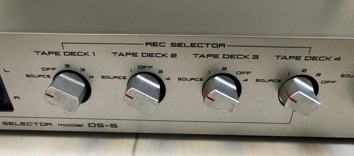 Akai DS-5 Tape Deck Selector Tape Switch Silver Good FS | eBay