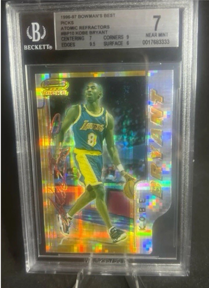 Kobe Bryant 1996 Bowman's Best #BP10 Picks - Atomic Refractor