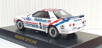 1/64 Kyosho REEBOK NISSAN SKYLINE GT-R R32 GROUP A diecast car