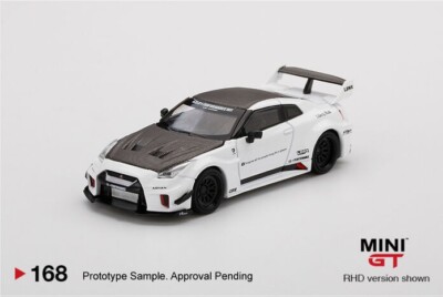 MINI GT 168 LB-Silhouette WORKS GT NISSAN 35GT-RR Ver.1 White RHD