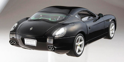 FERRARI 575 GTZ ZAGATO BLACK by HOT WHEELS ELITE EDITION 1:18 FREE