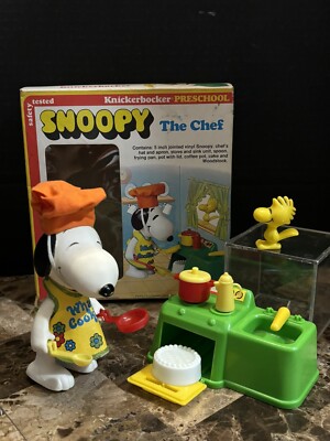 VINTAGE SNOOPY THE CHEF MADE BY KNICKERBOCKER TOY 1965 PEANUTS