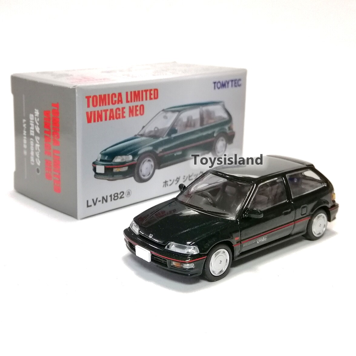 Tomica Limited Vintage NEO LV-N182a Honda Civic SiR-II 89' 1/64