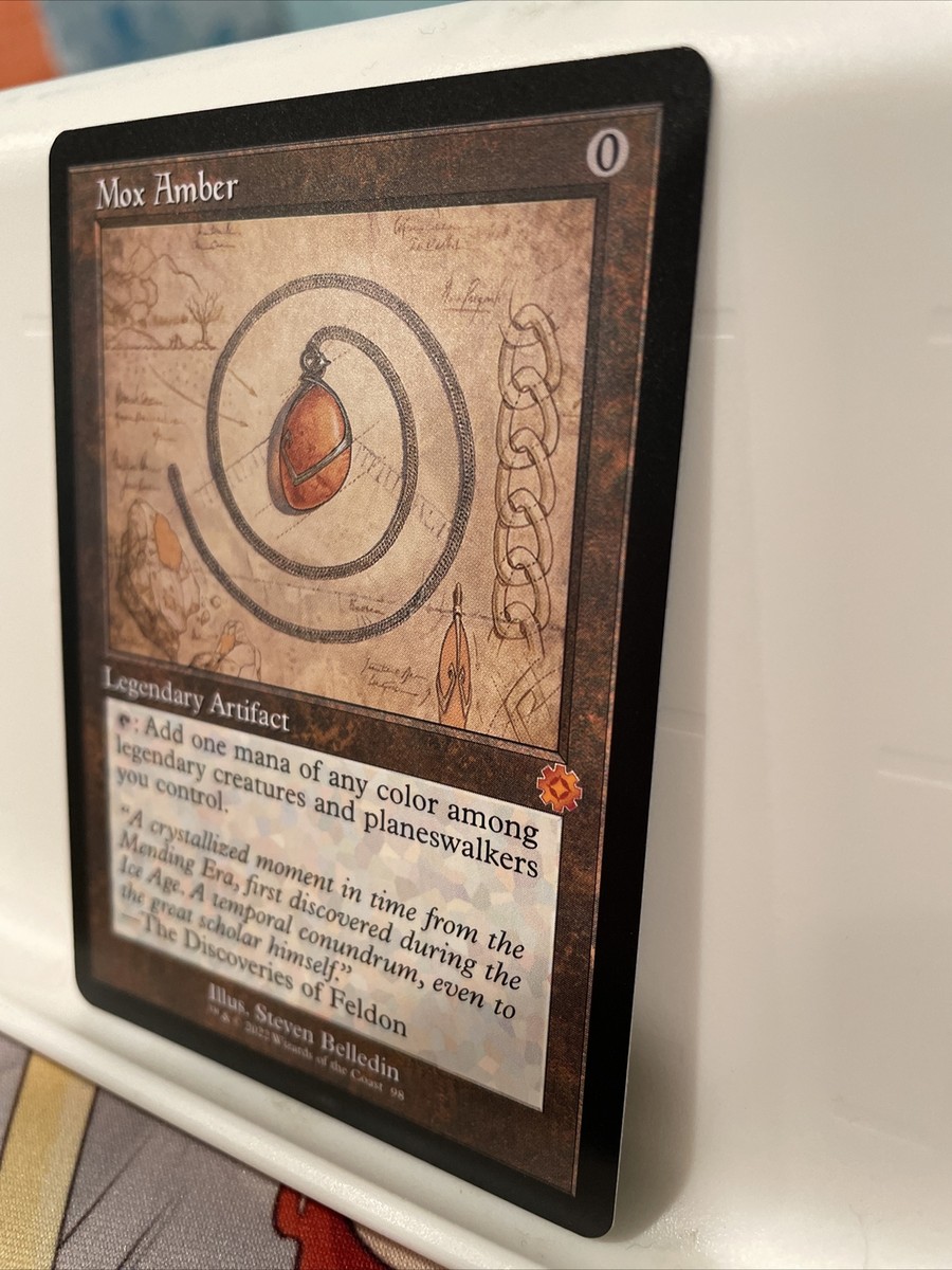 MTGモックス・アンバー モックス・アンバー foil 日本語 初版 Mox