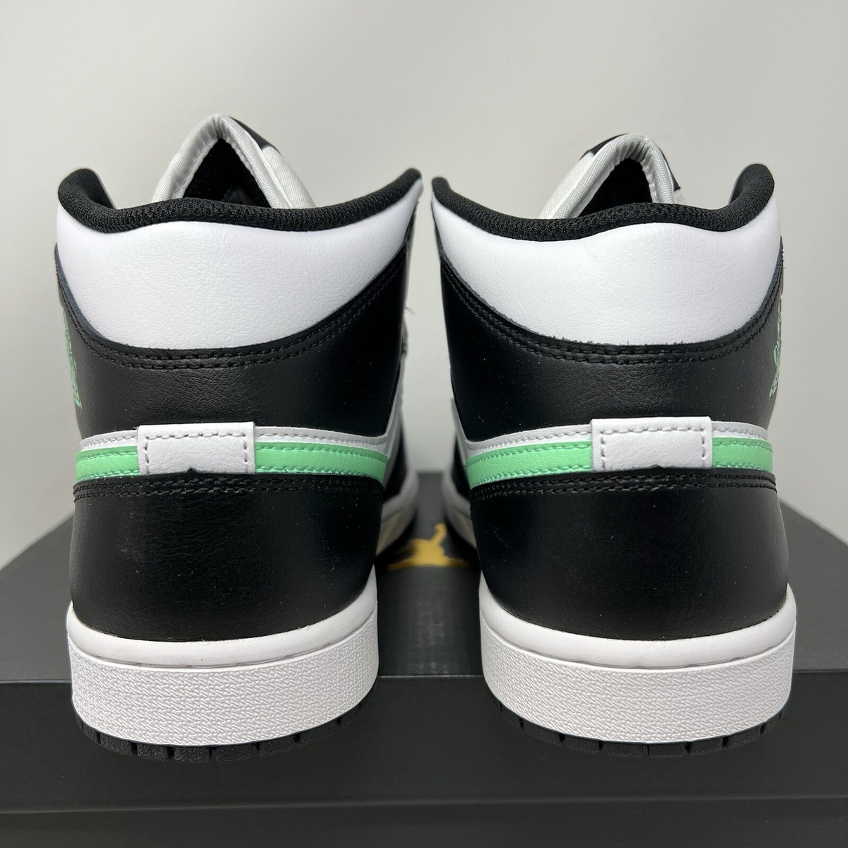 Nike Air Jordan 1 Mid Green Glow Men's Shoes Sneakers DQ8426-103