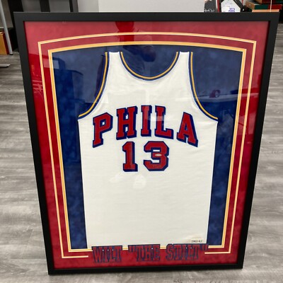 Wilt Chamberlain Signed Authentic Philadelphia Warriors Jersey