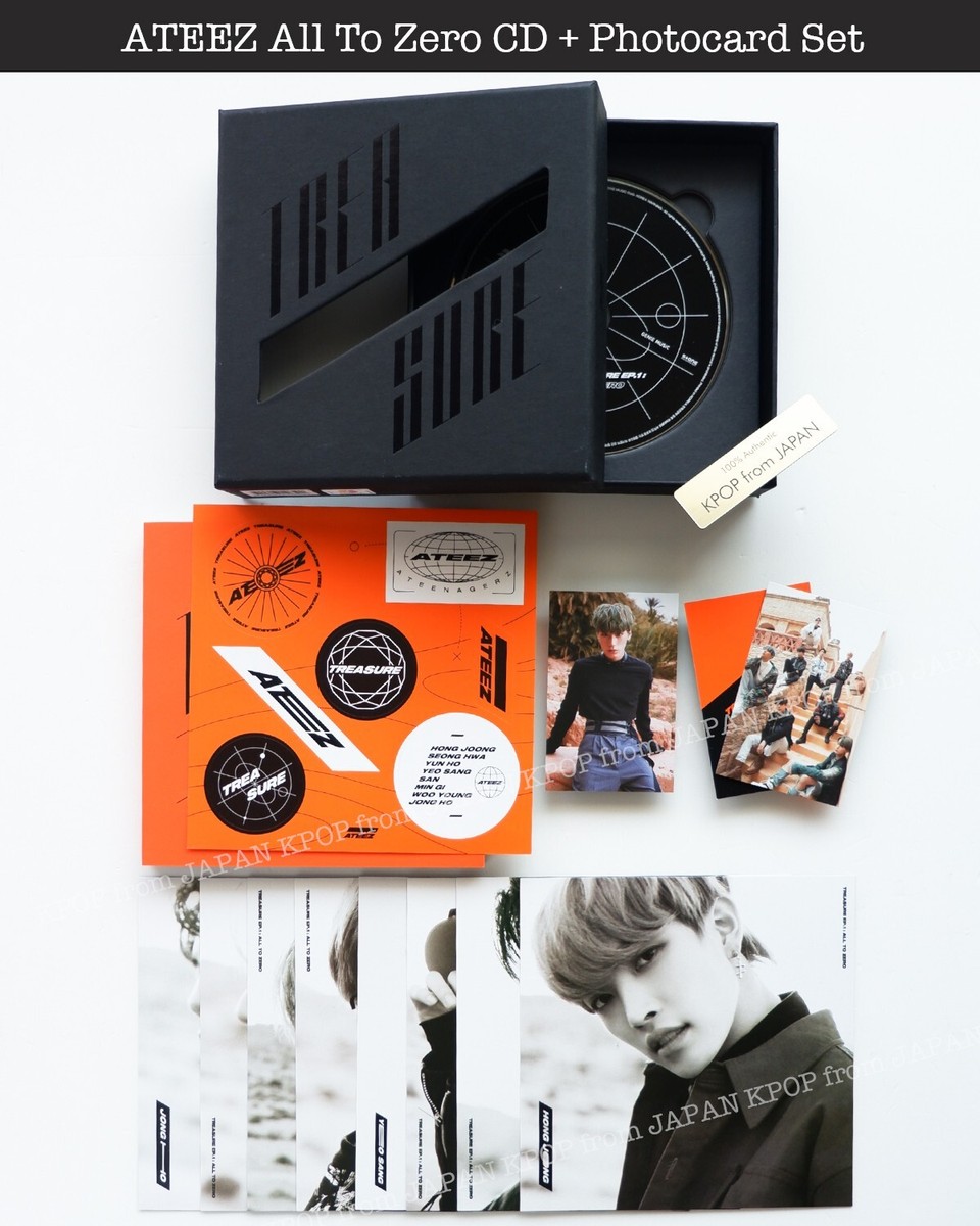 SAN ATEEZ TREASURE EP 1 : All To Zero ver. Album + Photocard set
