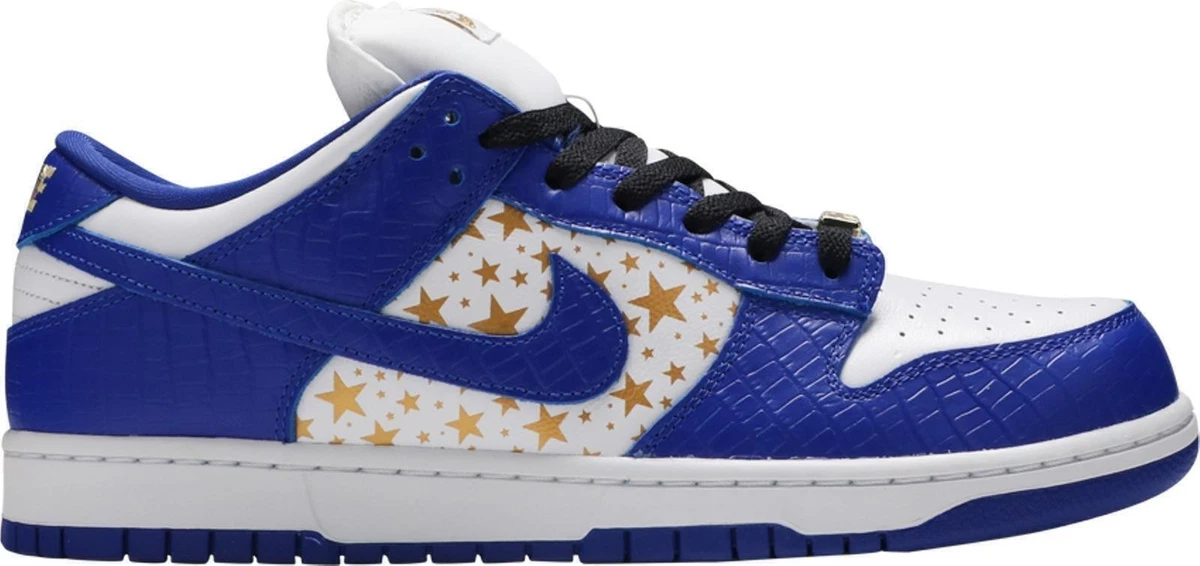 Nike SB Dunk Low Supreme Stars Hyper Royal 2021 for Sale