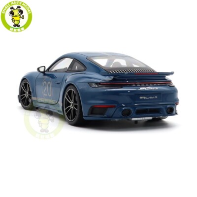 1/18 Minichamps Porsche 911 992 Turbo S 20th Anniversary Blue