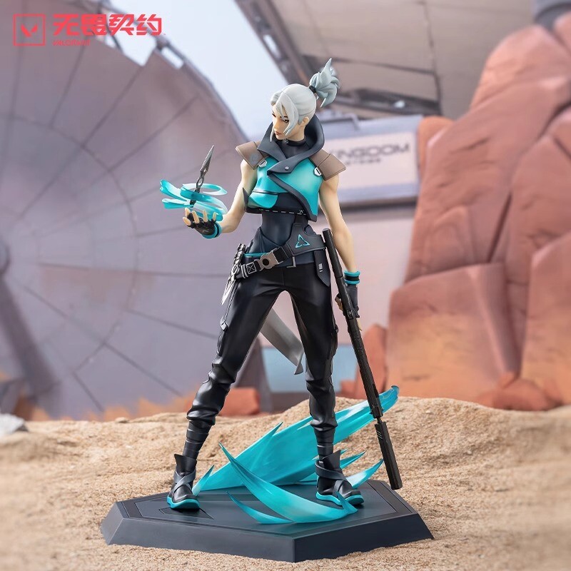 Official LOL League of Legends VALORANT 1/6 Jett Statue Figure