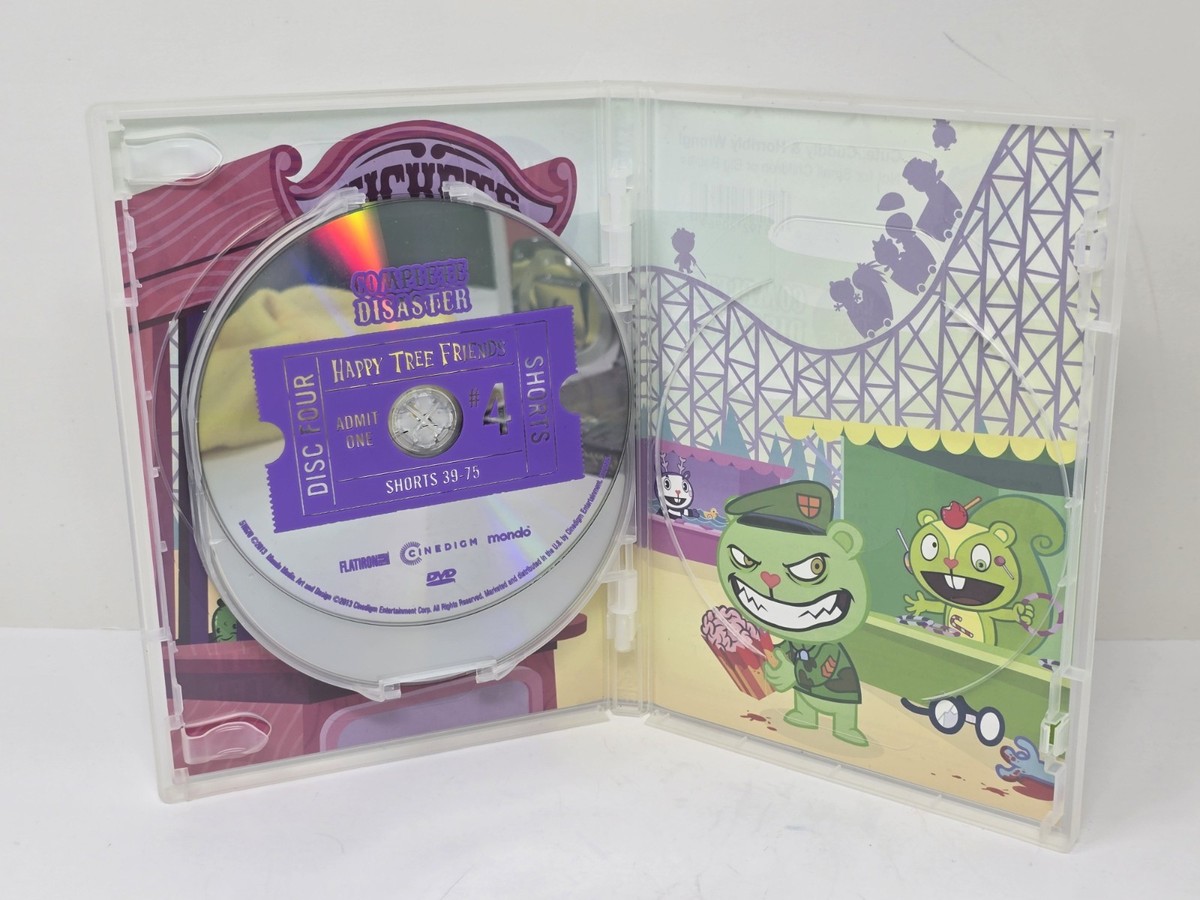 Happy Tree Friends: Complete Disaster (DVD, 2013, 4-Disc Set) *No