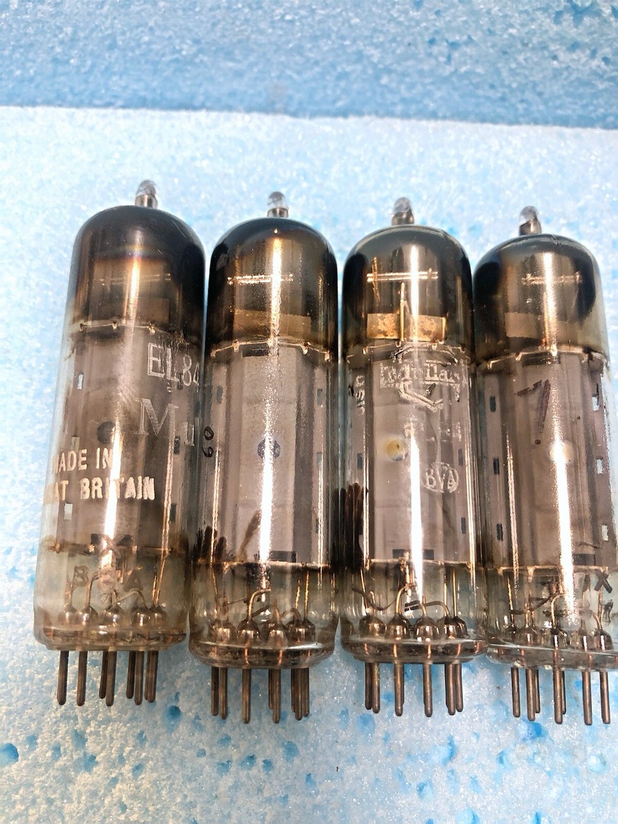 Mullard EL84 6BQ5 Square Getter Excellent Testing Values Tightly