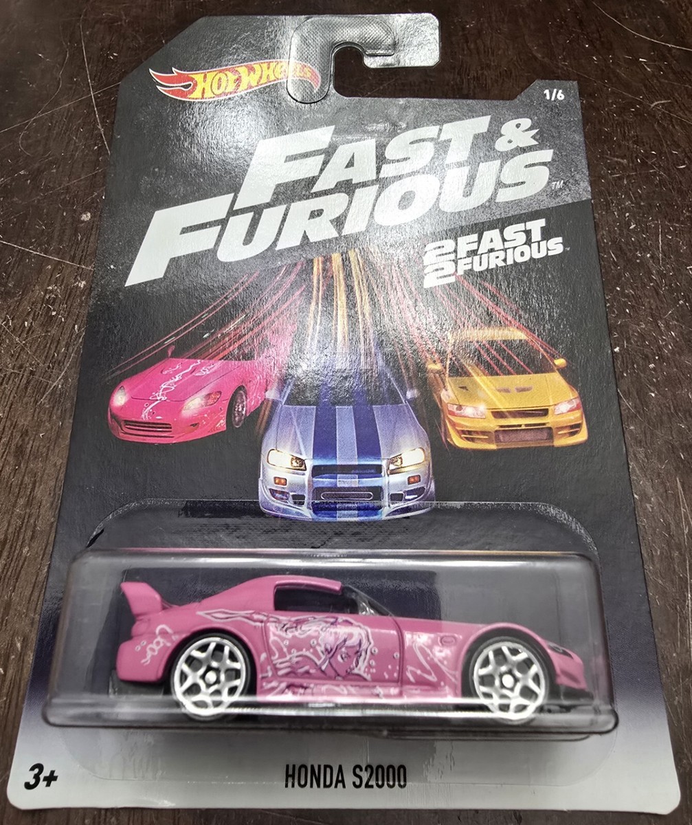 Hot Wheels 2018 Fast & Furious Honda S2000 Pink #1/6 Suki (Lot of