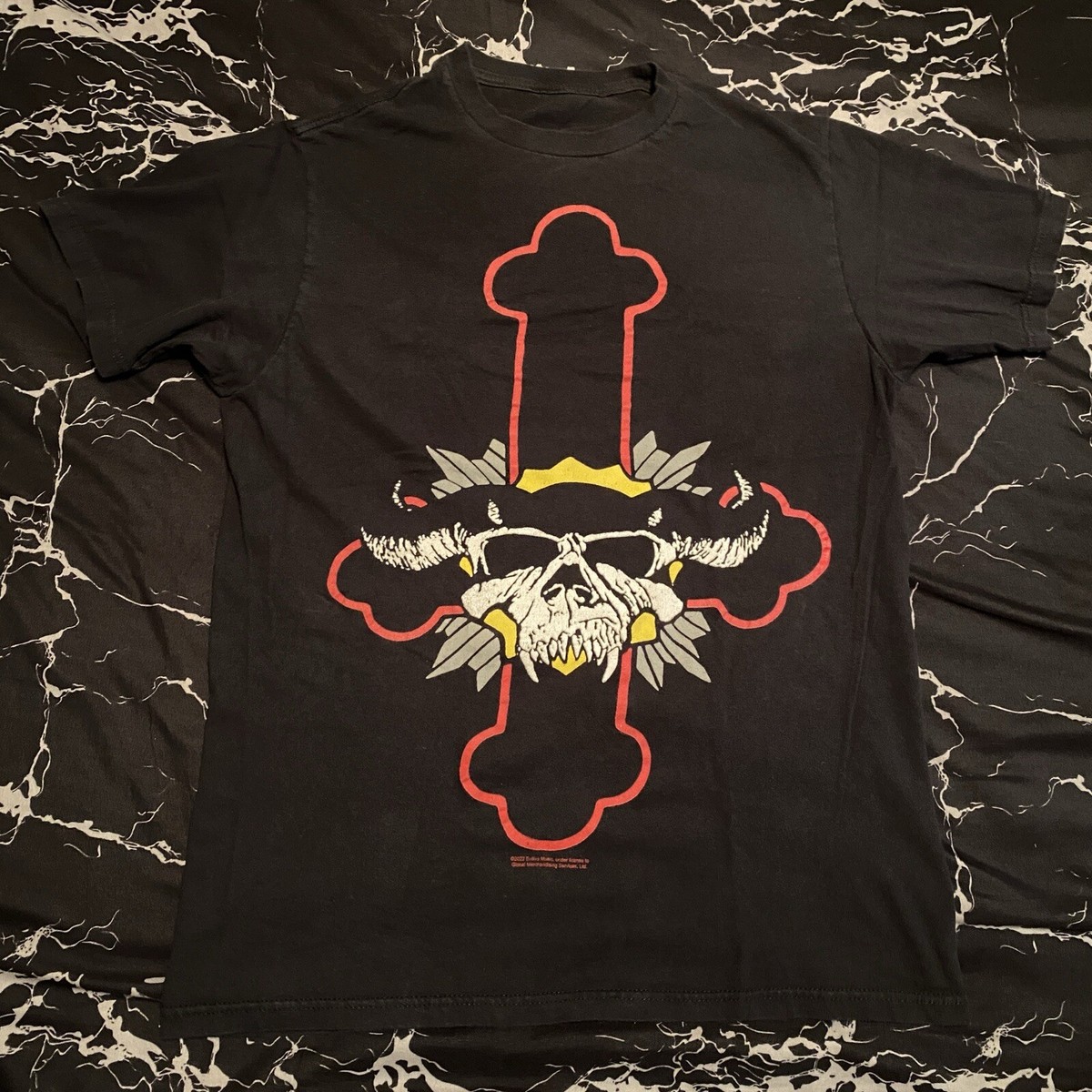 Danzig 2022 Tour Shirt Upside Down Cross Skull Misfits Tee M | eBay