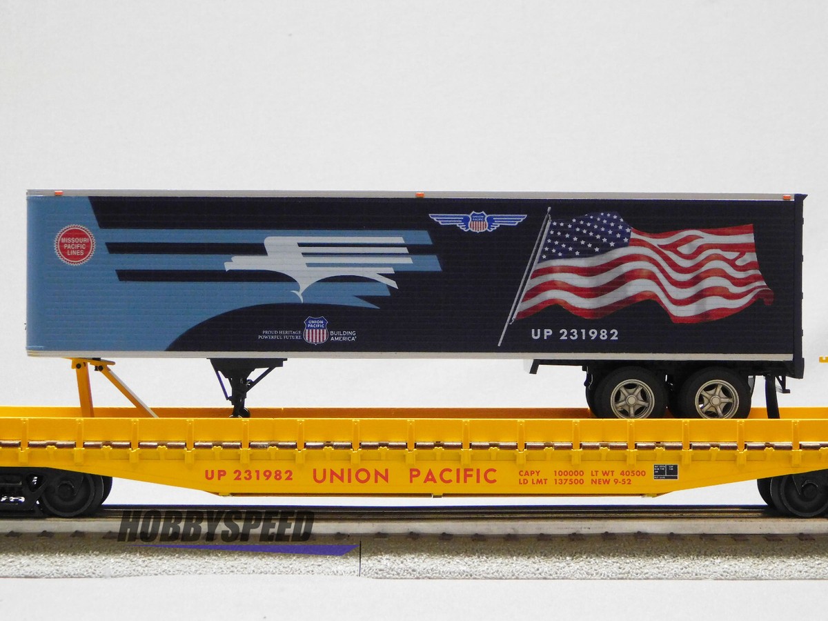 LIONEL UNION PACIFIC MISSOURI PACIFIC HERITAGE TOFC FLATCAR O