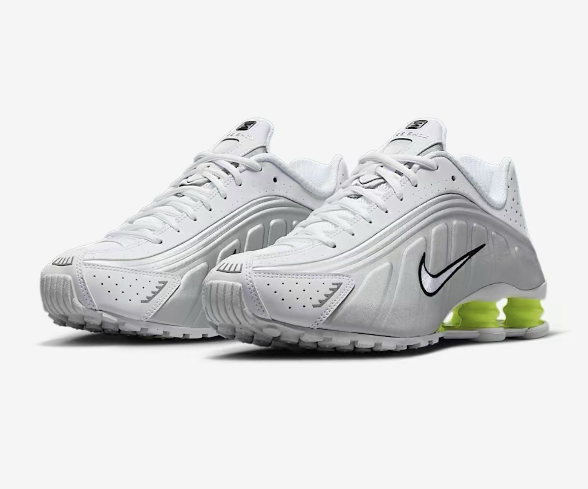 Nike Shox R4 White Metallic Silver Size 7.5 No Box Brand New | eBay