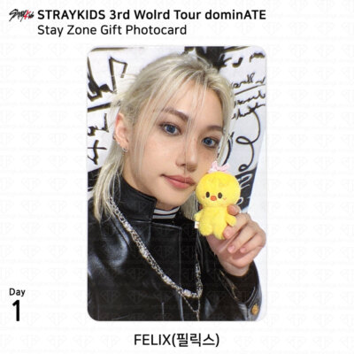 Stray Kids 3rd World Tour dominATE Stay Zone Day1 2 Gift Benefit